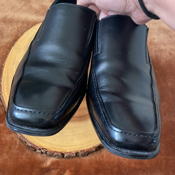 Joseph Abboud Moc Toe Dress Loafers Black size 10